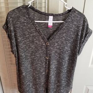 Women's button down tshirt